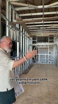 100 saniyede anlattık.#tinyhouse #hafifçelik #modülerev