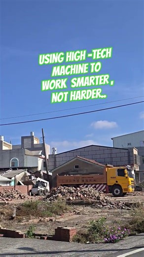 Using high -tech machine to work smarter, than harder..