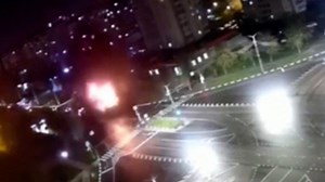 Video shows moment Russia accidentally bombs its own city