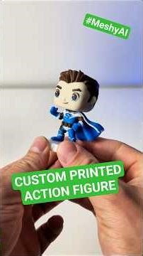 I Built A Custom Action Figure of Myself With the Most Powerful AI 3D Model Generator
