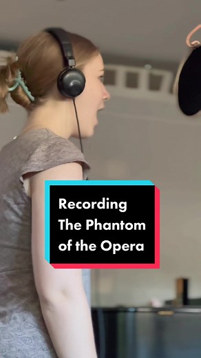 Replying to @Farrah Recording in the morning and photoshoot in the afternoon! #musicaltheatre #phantomoftheopera #vocalcoach #thephantomoftheopera #theatre #musical #rehearsal #theatretiktok #singing #theatrekid