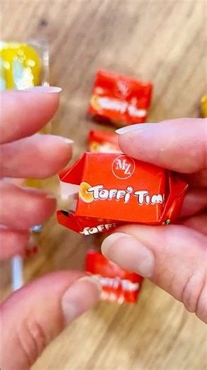 ASMR Toffi Time Chewy Candy Opening Cwewing Gum Unpacking #candyopening #satisfying #asmr #chewing
