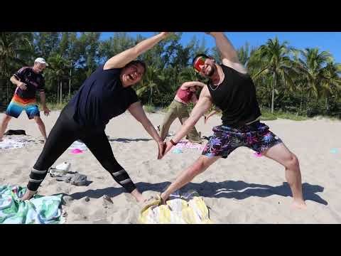 Wedding Party Weekend Beach Yoga