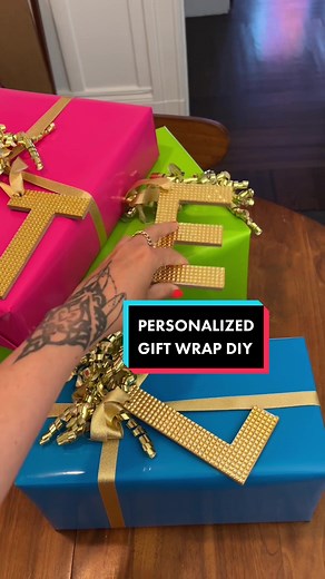 Personalized Gift Wrap DIY with Michaels Supplies