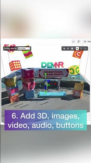 Create AR Spatial Tracking in minutes: scan, add 3-D, publish. No code, no app. Try it on #mywebar