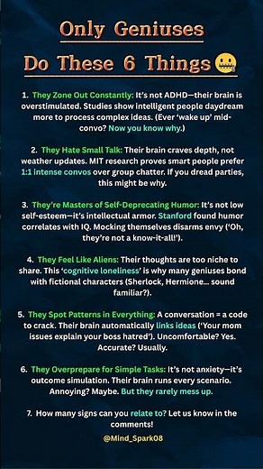 6 Secret Personality Traits of Highly Intelligent People (They Hide #4!)