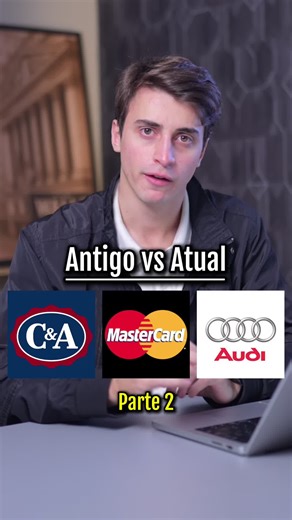 Logo Antigo ou a Versão Atual?! Qual é melhor? #logos #rebranding #design #cea #sbt #mastercard #audi
