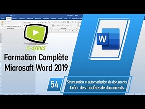 Leçon 54 : Créer des modèles de documents