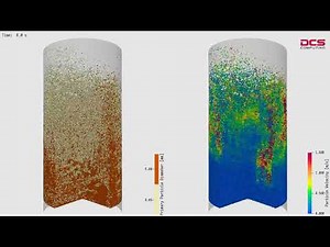 Segregation in a Large Fluidized Bed