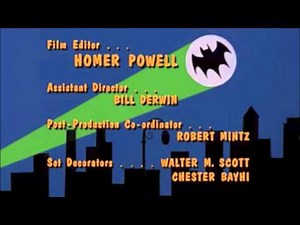 Batman Classic TV series Theme song End Credit Tittle