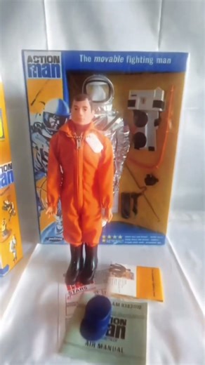Vintage Hasbro 2006 Action Man 40th Anniversary Collection - Astronaut with Space Suit & Equipment