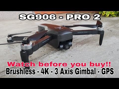 ZLRC SG906 Pro 2 Drone Review (Brushless, 4K, 3 Axis Gimbal, GPS, Foldable)