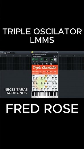 TRIPLE OSCILATOR | LMMS aprendamos a hacer un bajo #musicproducer #beatmaker #daw