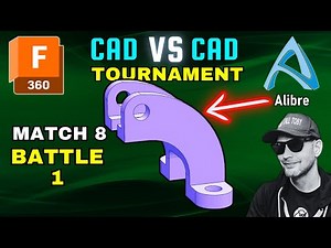 3D CAD esports - TOURNAMENT HIGHLIGHT - Match 8 - Fusion360 VS ALIBRE - RamBros vs TY
