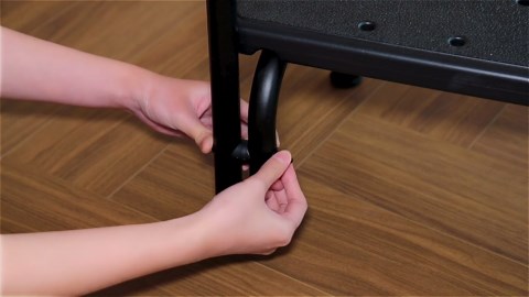 Step Stool with Adjustable Handle, Non-Slip Heavy Duty Step Stool for Elderly Holds 350 lbs, for Kitchen, Bathroom, Bedroom, Blue, Steel