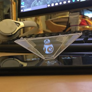 Download DIY 3D Hologram Template for Smartphone Created By GeckoandFly