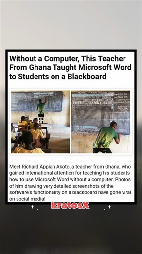 “No Computer… Still Teaching Microsoft Word 😳❤️ #Shorts”