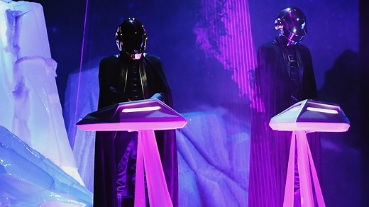 What does Daft Punk look like without helmets?