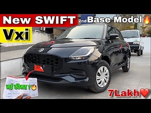 Maruti Swift VXI Black 2025 | Stunning Looks & Complete Review! | NEW SWIFT VXI 2nd BASE MODEL 2025