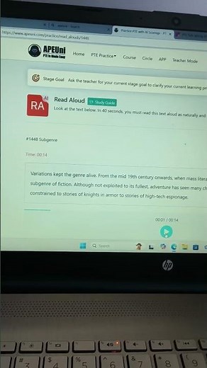 🗣️💯PTE_NEW* READ ALOUD 2025 PRACTICE✅!! (Apeuni) app PC #ptereadaloud #ptespeaking #pte2025