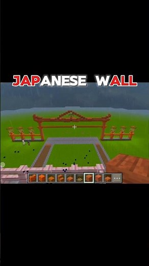 # Short ||I Built a JAPANESE Temple Gate in Minecraft 🇯🇵🔥