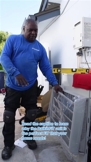 Why is the DaikinFIT system the perfect FIT for your home? • The DaikinFIT system is environmentally friendly. • 30% less materials used/needed in production. • Inverter technology is the most efficient. • Quailifies tax credit up to $2,000. • Saves space & is quiet. #DaikinFIT #daikininstallation #airondemand #hvac #miami #westkendall