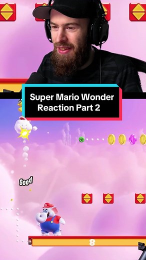 Super Mario Bros Wonder Direct REACTION Part 2! (Link im Bio for more content like this) #nintendo #nintendodirect #supermariobroswonder #supermariobros #nintendonews #react #reaction #fyp
