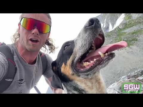 Hiking up the Byron Glacier, Alaska