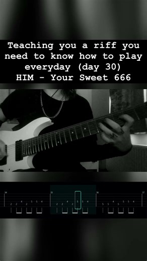 HIM - Your Sweet 666 (Guitar Cover + Tabs) #guitar #guitarcover #cover #music