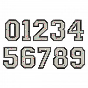 Number Applique Machine Embroidery Designs, 23 Sizes, Applique Numbers Embroidery Design, Birthday Embroidery Numbers, BX Included, BX Files - Etsy