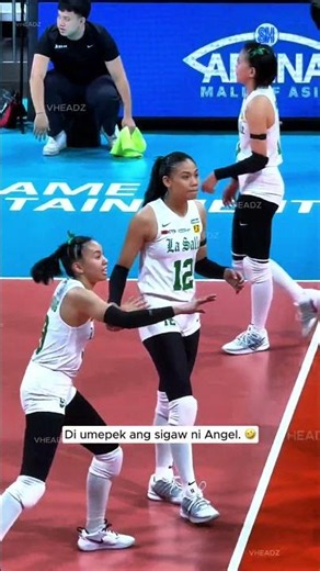 Angel Canino supporting her squad 😁