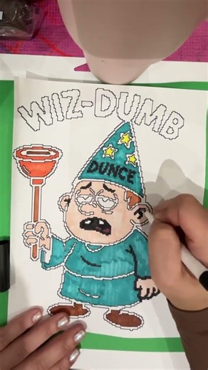 Adding black lines to wiz dumb