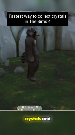 Fastest Way to Collect Crystals in The Sims 4 #raeraccoon