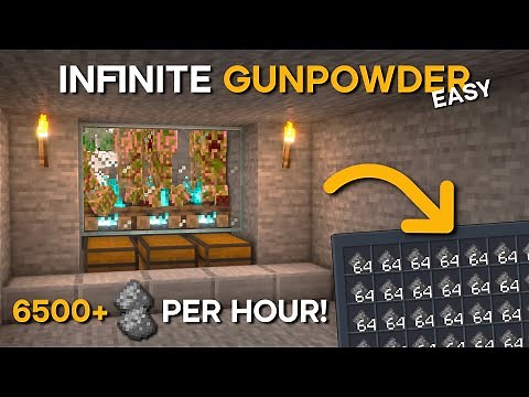 Minecraft's BEST CREEPER FARM 1.19 ( Java & Bedrock ) - 6,500+ PER HOUR !