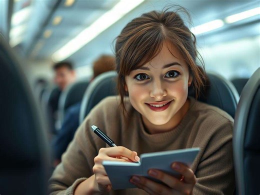 Woman's romantic note left on Virgin Airlines flight for 'cute guy' goes viral - here's what she wrote