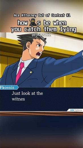 How 🥷s act when you catch them lying 💀 #aceattorney #relatable #caught
