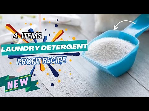 HOW TO MAKE POWDER DETERGENT FOR PROFIT