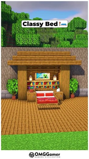 🛏️ Minecraft Classy Bed Design Add a touch of elegance to your Minecraft home with this classy bed setup! ✨🏡 Featuring sleek colors and detailed décor, it’s perfect for luxury builds and cozy interiors alike. 🌙💎 #MinecraftBed #ClassyBuild #MinecraftDesign #LuxuryMinecraft #AestheticBuild #MinecraftIdeas #CreativeBase | OMGGamer