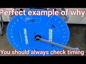 A perfect Example of why checking Cam timing is important!