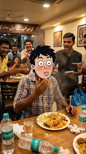 Spicy Biryani Challenge Gone Wrong #shorts #funny #memesdaily