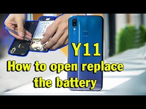How to open Vivo Y11 replace the battery - how to open back cover