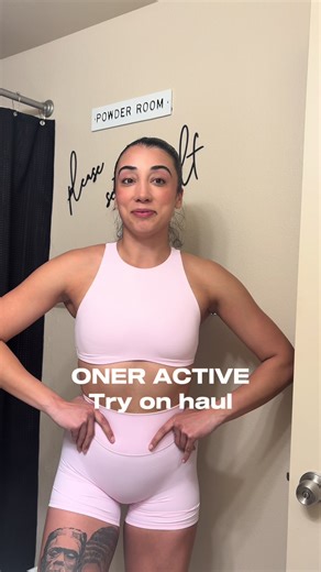 @Oner Active Try on Haul!! I’m in love with these SoftMotion high waisted shorts and SoftMotion High neck sports bra! @KrissyCela @Scarlett Owens #oneractive #gymwear #gymoutfit #fitnessmotivation #gymootd