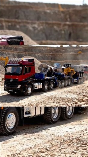 RC Heavy Haul: Sunset Harvest Convoy in the Countryside!