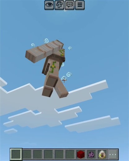 Iron Golem Levitation Trap! 🚀 | Minecraft Shorts