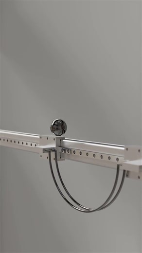 Linear bearing pendulum. #blender3d #satisfying