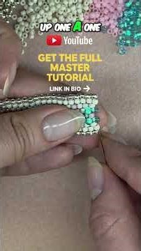 Bead Weaving Technique for Spring Bracelet #shorts