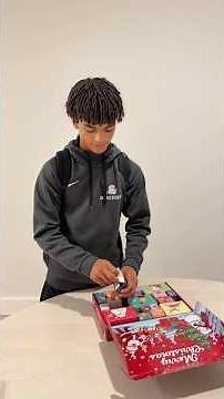 Opening our advent calendar for the day!!!