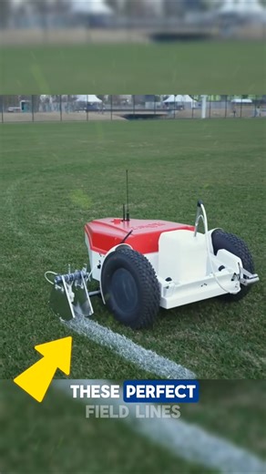 Perfect sports field lines… without ever touching a machine 🤯⚽