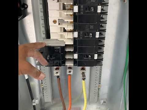how to wire a 400 amp 480/277 panel correctly