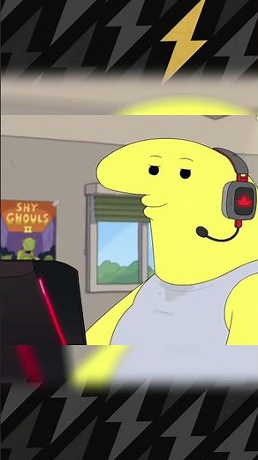 Smiling Friends Charlie calls out of work to play on Steam